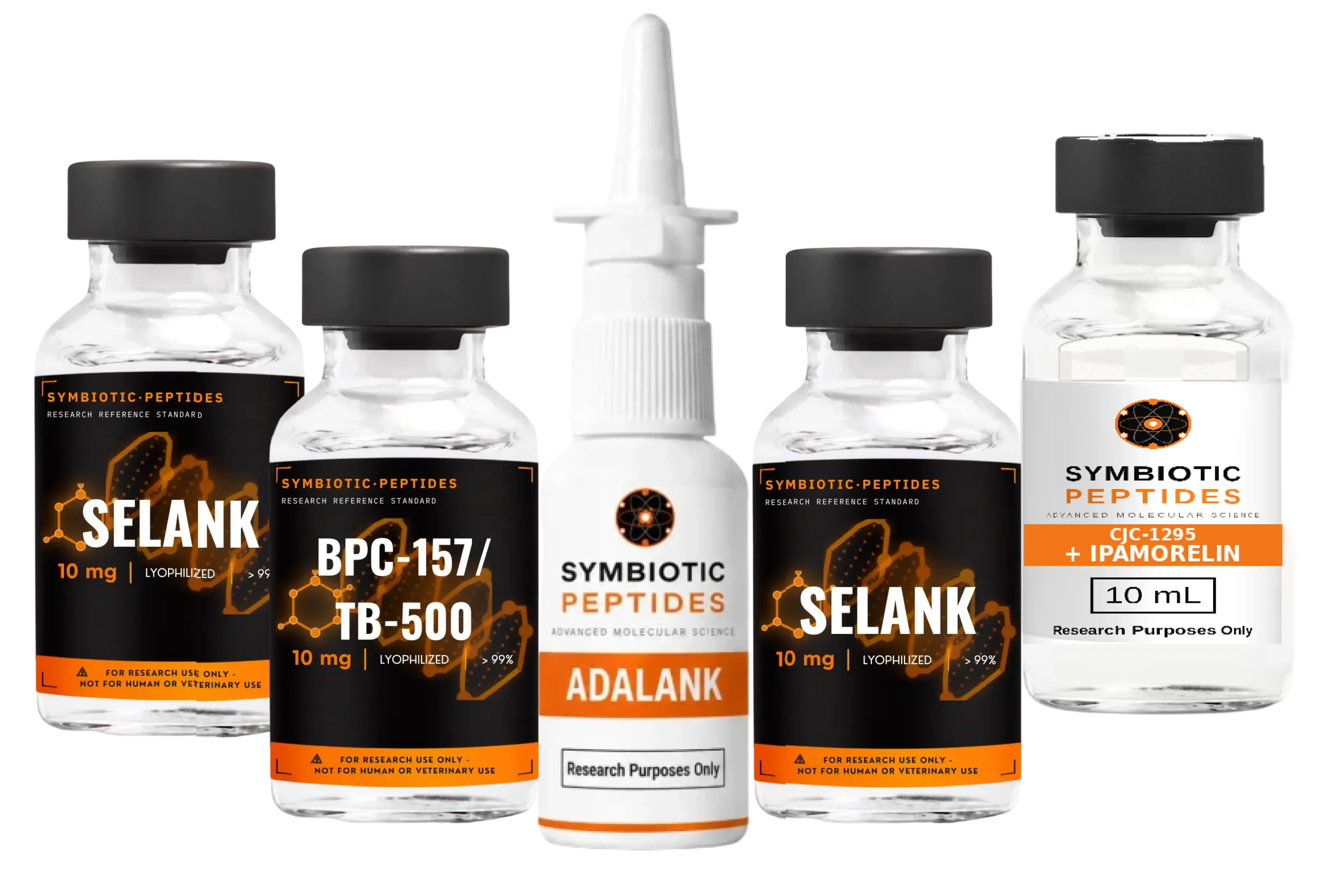 Symbiotic Peptides research vials